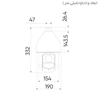 دوربین مداربسته تحت شبکه داهوا مدل SD59232XA-HNR 102904421
