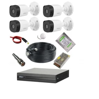 پکیج دوربین مداربسته بولت داهوا مدل SE-4BP شامل 4 دوربین 2 مگاپیکسل HAC-B1A21P با دید در ش 102862528