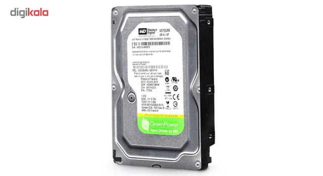هارددیسک اینترنال وسترن دیجیتال سری سبز مدل WD10EURX ظرفیت 1 ترابایت 102882351