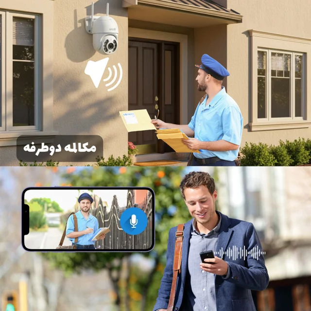 دوربین مداربسته تحت شبکه اسپیددام اسفیورد مدل Z319 با سنسور تصویر 3 مگاپیکسل، اتصال سیم‌کا 102863204