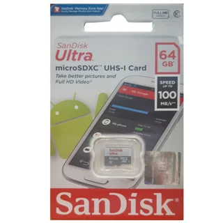 کارت حافظه microSD   مدل Ultra کلاس 10 استاندارد UHS-I U1 سرعت 100MBps ظرفیت 64 گیگابایت 102904507